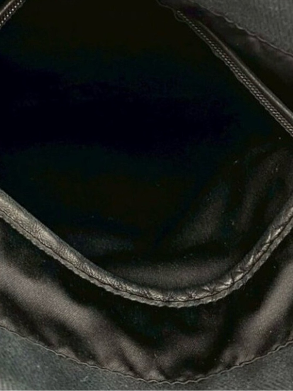 Yves Saint Laurent Rive Gauche Velvet Trimmed Denim Kahala Tote Bag - Picture 8 of 12
